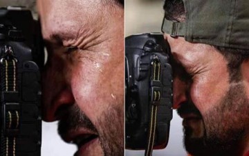 مصور عراقي يخفي حزنه بعدسته